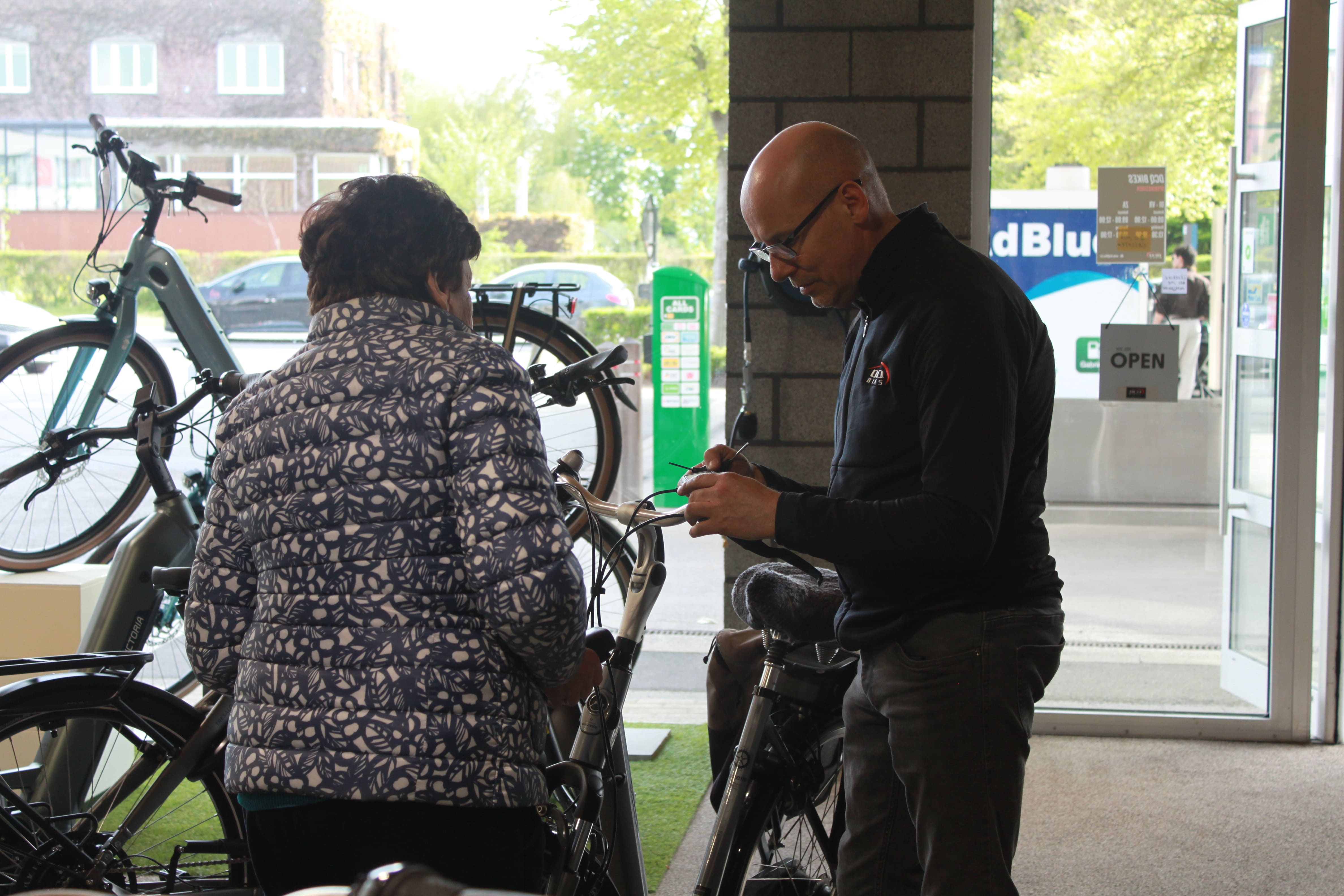 DCQ Bikes winkel — impressie